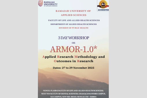 The three-day workshop on “ARMOR-1.0”